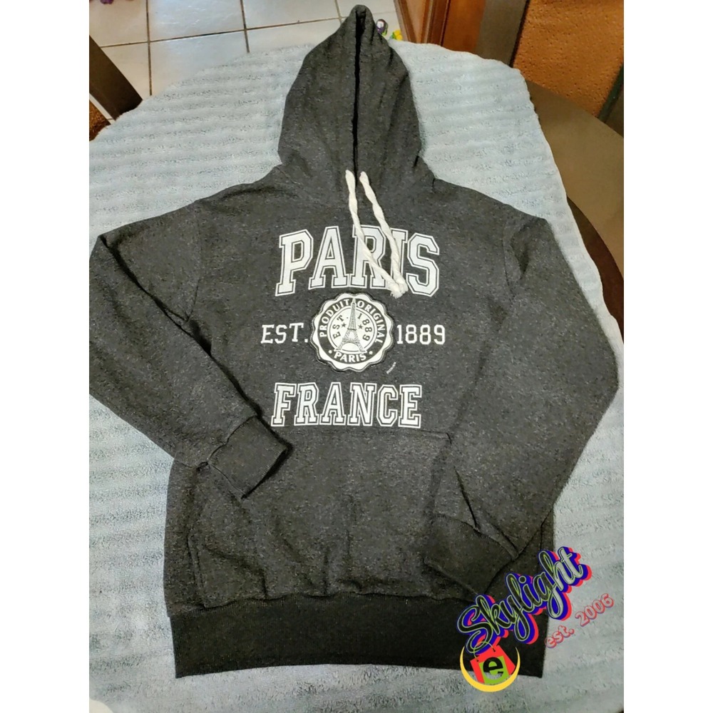 Produit Original Women Gary Long Sleeve Hoodie Authentique Paris Est. 1889 Sz Xs